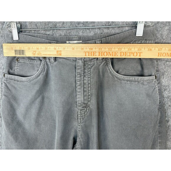 J Crew Corduroy Pants Men’s 33x30 Gray Slim Fit Straight Preppy Classic - Picture 11 of 12
